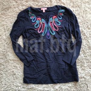 Lilly Pulitzer Embroidered Charlotte Bubbly Tunic